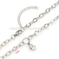 New cute link chain necklace, living memory glass floating pendant necklace